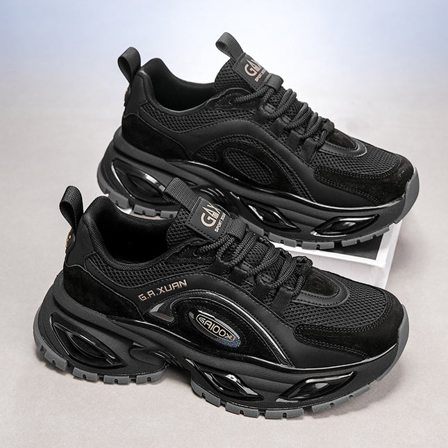 Magnetic Fleece-Lined Electric Pulse Massage Shoes, Thickened Casual Shoes, Winter Dad Shoes, Warm Men's Shoes, Sports Vibration Shoes