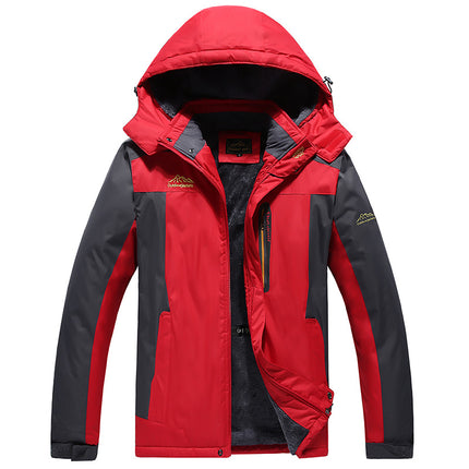 Winter Outdoor Windproof Jacket Dad's Large Size Outwear Removable Liner Cotton Outwear Grandpa Warm Cotton Outwear Export