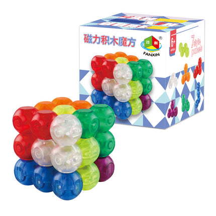 Pan New Magnetic Building Block Cube Luban Soma Cube Cross-border Amazon Hot Selling