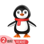 No battery / 2 songs (black penguin) lighting/music/dancing [color box]