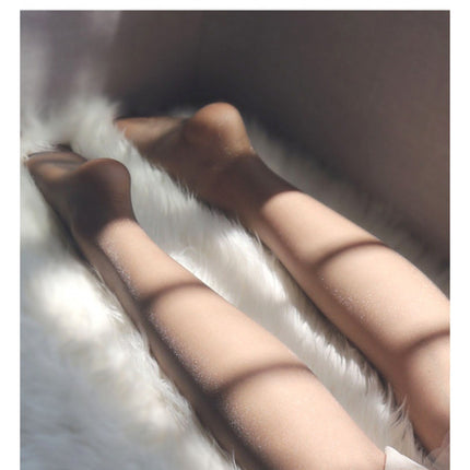 Factory Pearlescent Bright Stockings Women's Thin Flash Summer Ultra-thin Anti-hook Silk Base Stockings SK Shiny Women's Japanese and Korean One-Piece Hair