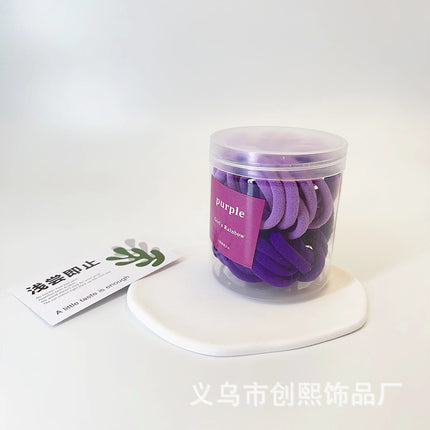 20 canned hair bands new rubber band female tie towel ring thick high elastic hair rope simple hair rope