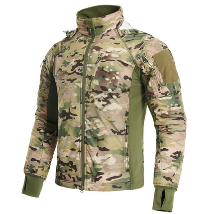 Outdoor Camouflage Jacket CP Camouflage fleece-lined Warm Lightweight Camouflage Jacket Outdoor Mountaineering Jacket Cross-border Foreign Trade