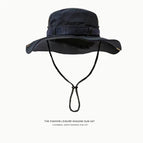 Cloth outdoor fisherman--black