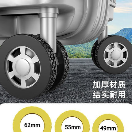 Silent Luggage Caster Shock-absorbing Protective Cover Fifth Generation Side Widened Non-slip luggage case Caster Replacement Silicone Cover