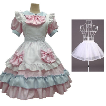 Exported to Japan Lolita Dress Lolita Lolita Dress Maid Uniform Soft Girl Cafe Maid Uniform