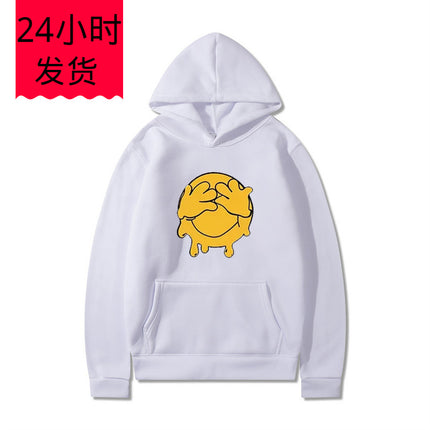 Amazon 2022 New Winter Men's and Women's Sweatshirts Hip-Hop Cartoon Printed Long-Sleeved Casual Hoodies