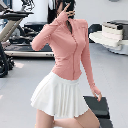 Yoga Clothing Sports Suit for Women 2026 New Style Long-Sleeved Jacket Top High-End Outdoor Casual Running Training Clothing