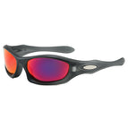 Gray frame revo red hair blue