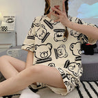 D.m-38 comic bear double short / M