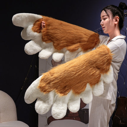Two-Dimensional Comic Show Animal Costume Cat Claw Gloves Wings Boots Cartoon Doll Anime Role Play Costume Accessories
