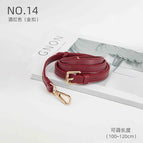 Burgundy gold 1.2cm wide shoulder strap