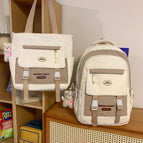 White / Backpack (single bag)