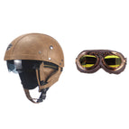 S code / K328 light brown helmet + 01 yellow piece