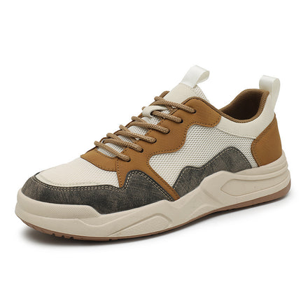 Men's Shoes Sports Shoes 2025 New Summer Breathable Boys Mesh Shoes Youth Fashion Casual Dad Sneakers