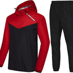 Black and red suit (top + pants) / S