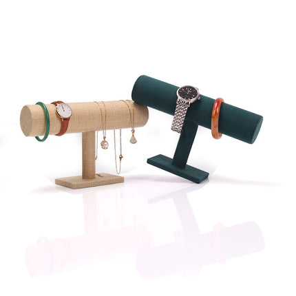 Nordic bracelet display stand single-layer multi-color I-shaped stand headdress flower watch necklace jade bracelet storage organizer head Rope Holder