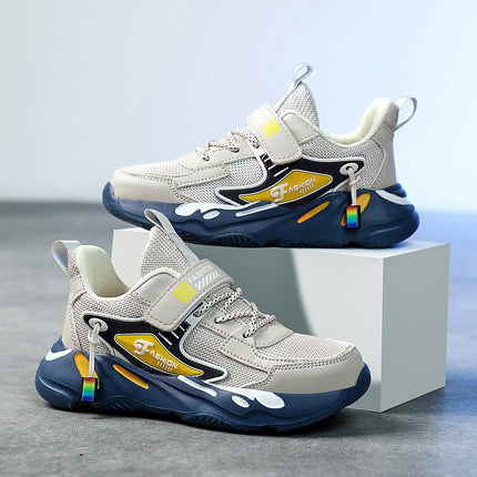 Boys' Casual Sports Shoes Summer 2026 New Non-Slip Breathable Children's Dad Shoes for Older Kids Running Shoes