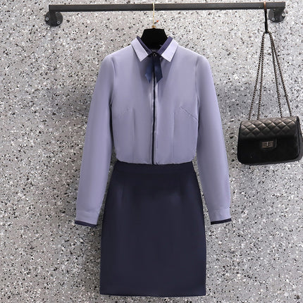 Professional suit Women's Autumn and Winter Suit Dress Temperament Beauty Salon Work Clothes High-end Sales Department Front Desk Suit Fixation