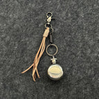 [khaki] braided rope + round wine bottle