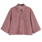 Wine red strips / S