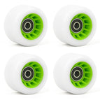5832 white and green sewing wheel (92a) 4 pcs