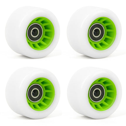 Double-row roller skates wear-resistant carpool four-wheel skates high hardness speed pulley roller skates skateboard universal Pu wheel