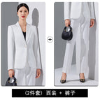 White suit + 8107 white pants / S