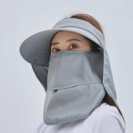 Sunscreen Hat Women's Summer UV-proof Face Mask Neck Protection Outdoor Riding Electric Bicycle Sun Hat
