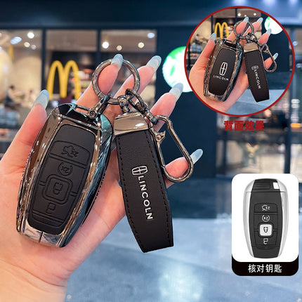 Suitable for Lincoln Adventurer Key Cover 24 Lincoln Z Navigator Aviator Mkz/Mkc Special Car Buckle Shell