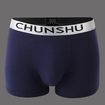 [gift box] with simple cotton men's underwear graphene antibacterial crotch breathable boys boxer boxer boxer pants