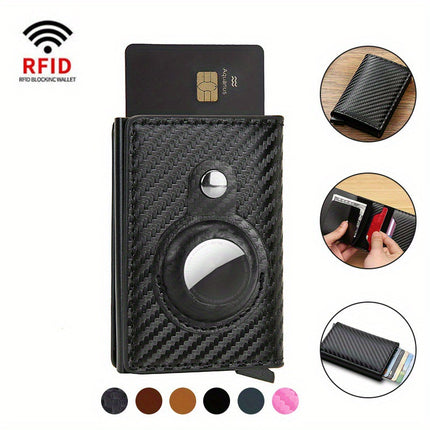 Cross-border New RFID Location Tracker Protective Case Airtag Card Holder Credit Card Holder Men Wallet Wallet