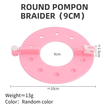 Ready-Made Wool Pom-Pom Maker Handmade Wool Ball Tool Accessories Household Color Knitting Machine
