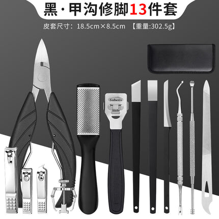 Spot Nail Groove Special Nail Clipper Set Stainless Steel Hawkbill Pliers Manicure Tool Nail Clipper Manicure Tool Set