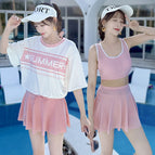 Na 2531 three-piece set-pink (quick-drying fabric) / 2xl recommends 57.5-65kg