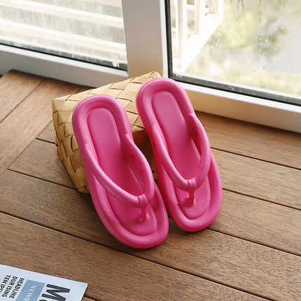2023Ins New Eva Flip-Flops for Women, Summer Home Bathroom Non-Slip Soft-Soled Anti-Odor Flip-Flops