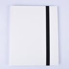 White / 12 grid PP strap 480 card book