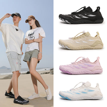Camping Outdoor Water Shoes for Men and Women, Five-Toe Quick-Dry Water Shoes for Couples, Hiking, Fitness, Yoga, Swimming