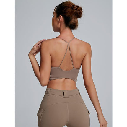 New Design Sense Fitness Sports Bra Sexiness Beautiful Back Women's Yoga Clothes Sling Fashion Personality Dance Chest Wrap