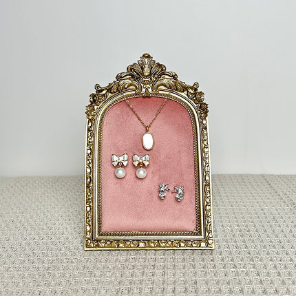 in stock new resin photo frame Nordic style cloth jewelry storage necklace earrings display stand shooting props wholesale