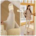 Plain oatmeal with feet (main picture) / 260g [80- 72.5kg ] fleece leggings