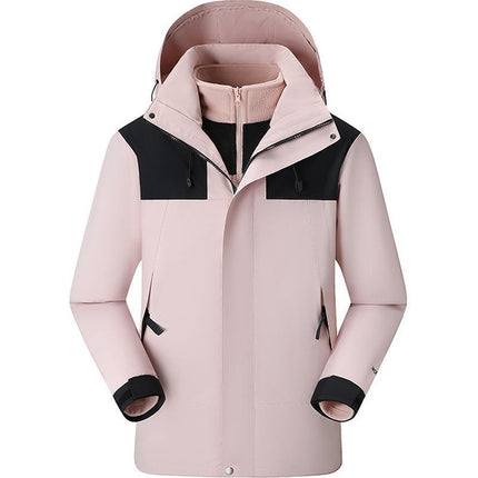 Autumn and Winter Three-In-One Jacket, Custom-Made Removable Liner Jacket, Custom-Made Corporate Workwear, Anti-Scratch and Wear-Resistant Workwear