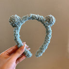 Light green roll hair ball headband (DM2358)