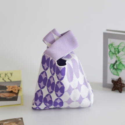 110g Baby Birthday Gift Bag Holiday Knitted Gift Bag Kidsren's First Birthday Party Handbag Gift Knitted Bag
