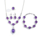 purple blue / necklace