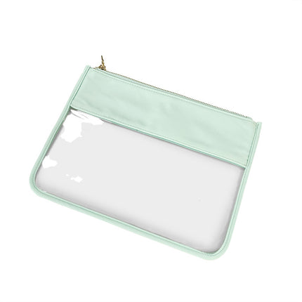 New Transparent Cosmetic Bag Beach Waterproof Mobile Phone Bag PVC Transparent Shrunken Bag Large Capacity Cosmetic Bag