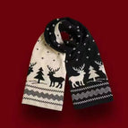 Black deer scarf