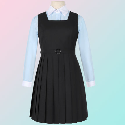 Jumpsuit Vest Dress Cos Chainsaw Man War Devil School Uniform Anime Cosplay Costume Female High School Jk Uniform Skirt