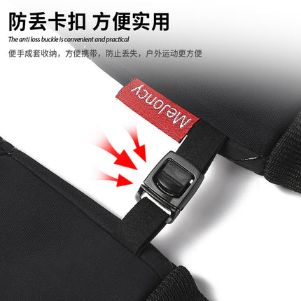 2025 Cross-Border Autumn and Winter Sports Velvet Windproof and Warm Men's and Women's Non-Slip Touch Screen Water-Repellent Cycling Cold-Proof Gloves