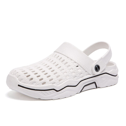 Cross-border plus size Fashion Outdoor Men's Cave Shoes Outdoor Shoes Two-wear Casual Garden Shoes Baotou Beach Sandals